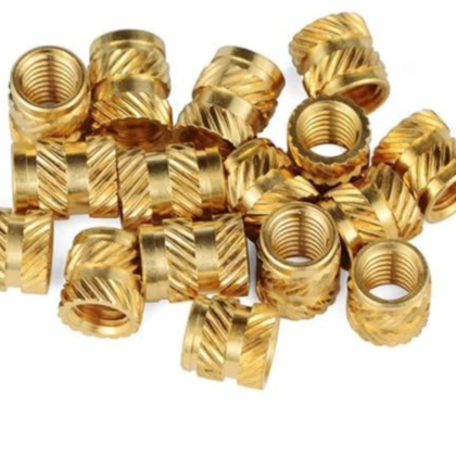 M5 Knurled Brass Threaded Insert Nut M5*10*6